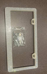 Bling Rhinestone License Plate Frame
Slim fit not your typical plate  - Image 3