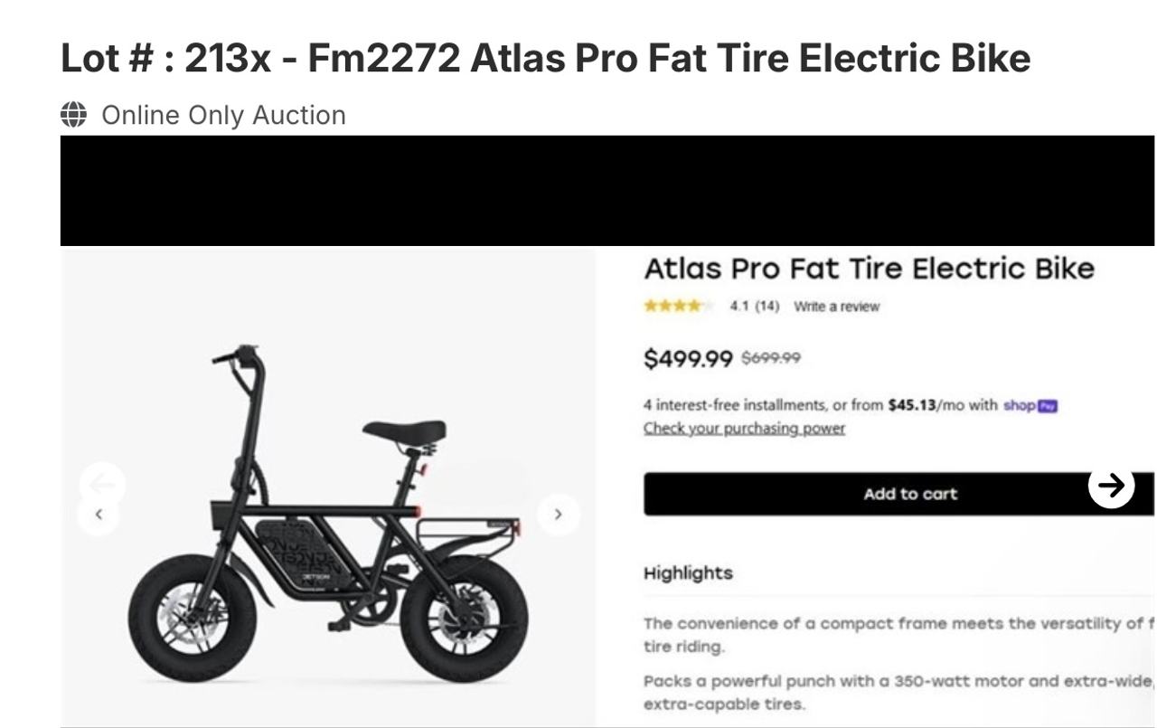 Jetson Atlas Pro Fat Tire Electric Bike