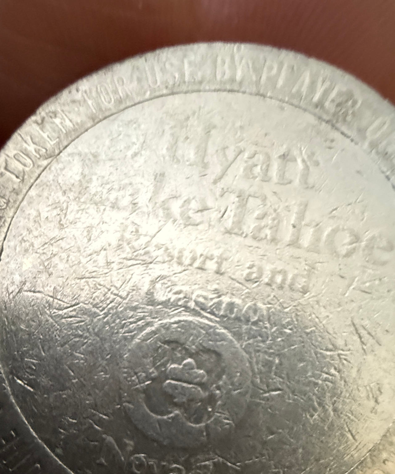 Hyatt Lake Tahoe Resort and Casino $1 Slot Token