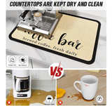 DK177 Coffee Mat - Dish Drying Mat for Kitchen Counter, Hide Stain, Absorbent - Image 2
