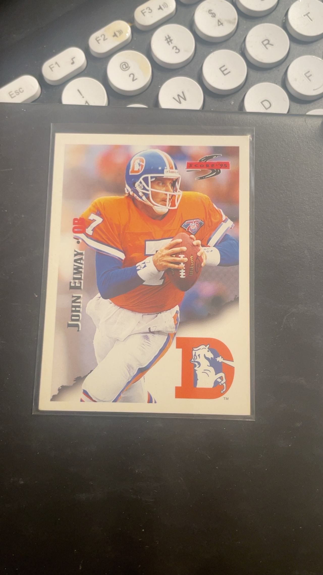 Score John Elway Football Card #32 (1995)