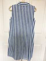 Kayce Hughes Striped Sleeveless Belted Dress size 6 - Image 3