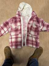 No Boundaries Plush Sherpa Hoodie Shacket - Image 1