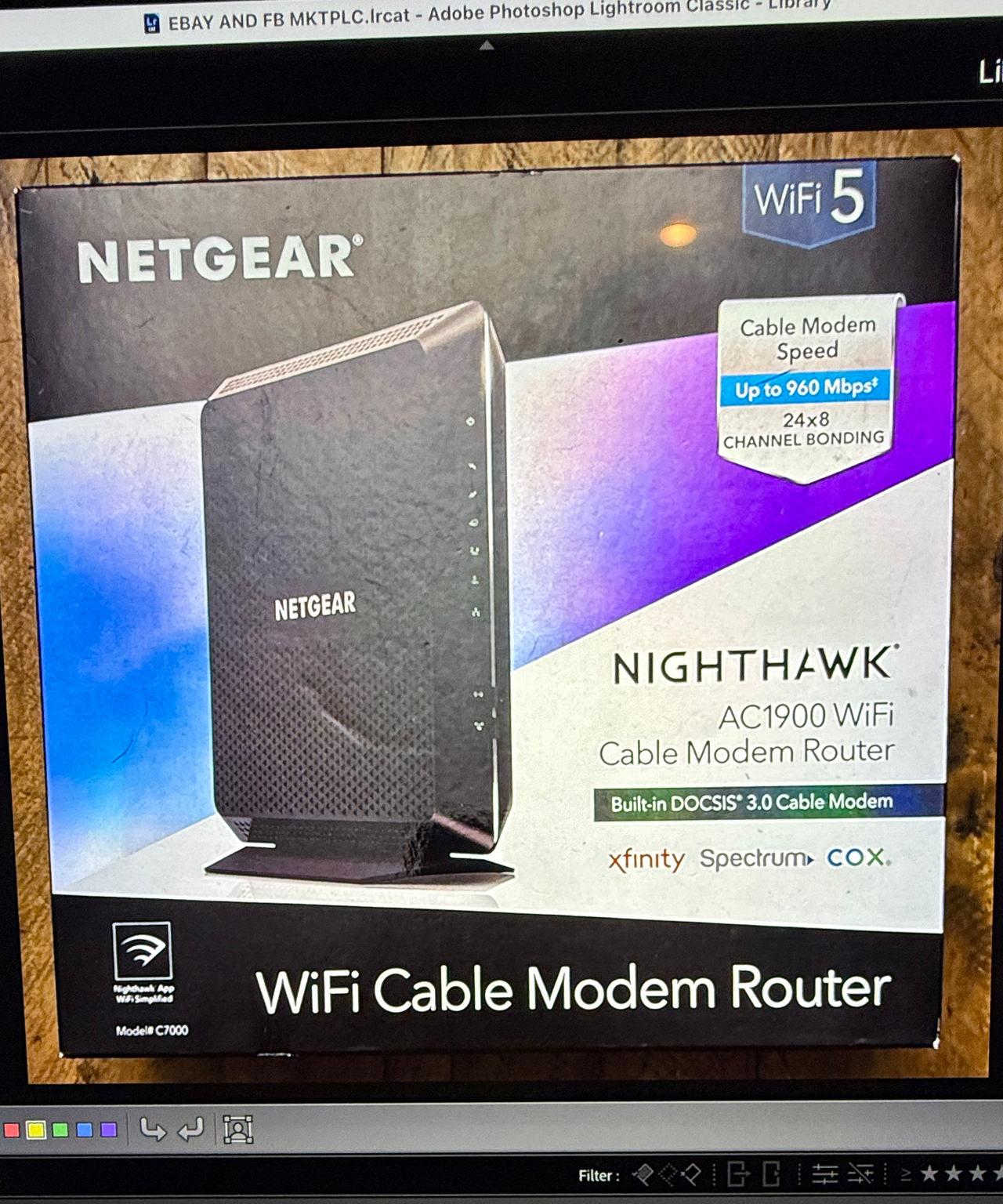 NETGEAR Nighthawk C7000 AC1900 WiFi Cable Modem Router