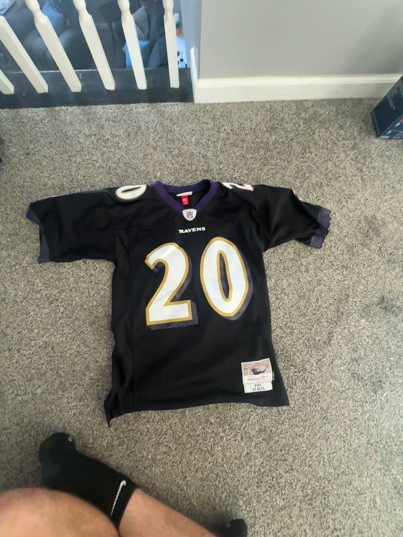 Mitchell & Ness Baltimore Ravens Ed Reed Legacy Jersey Black