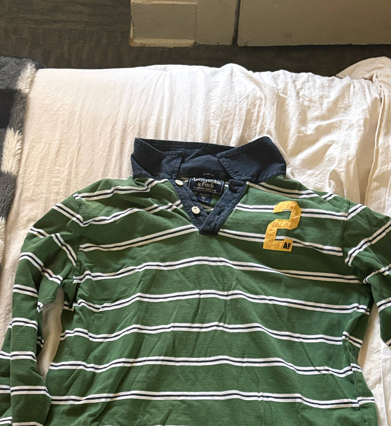 Abercrombie & Fitch Striped Rugby Shirt