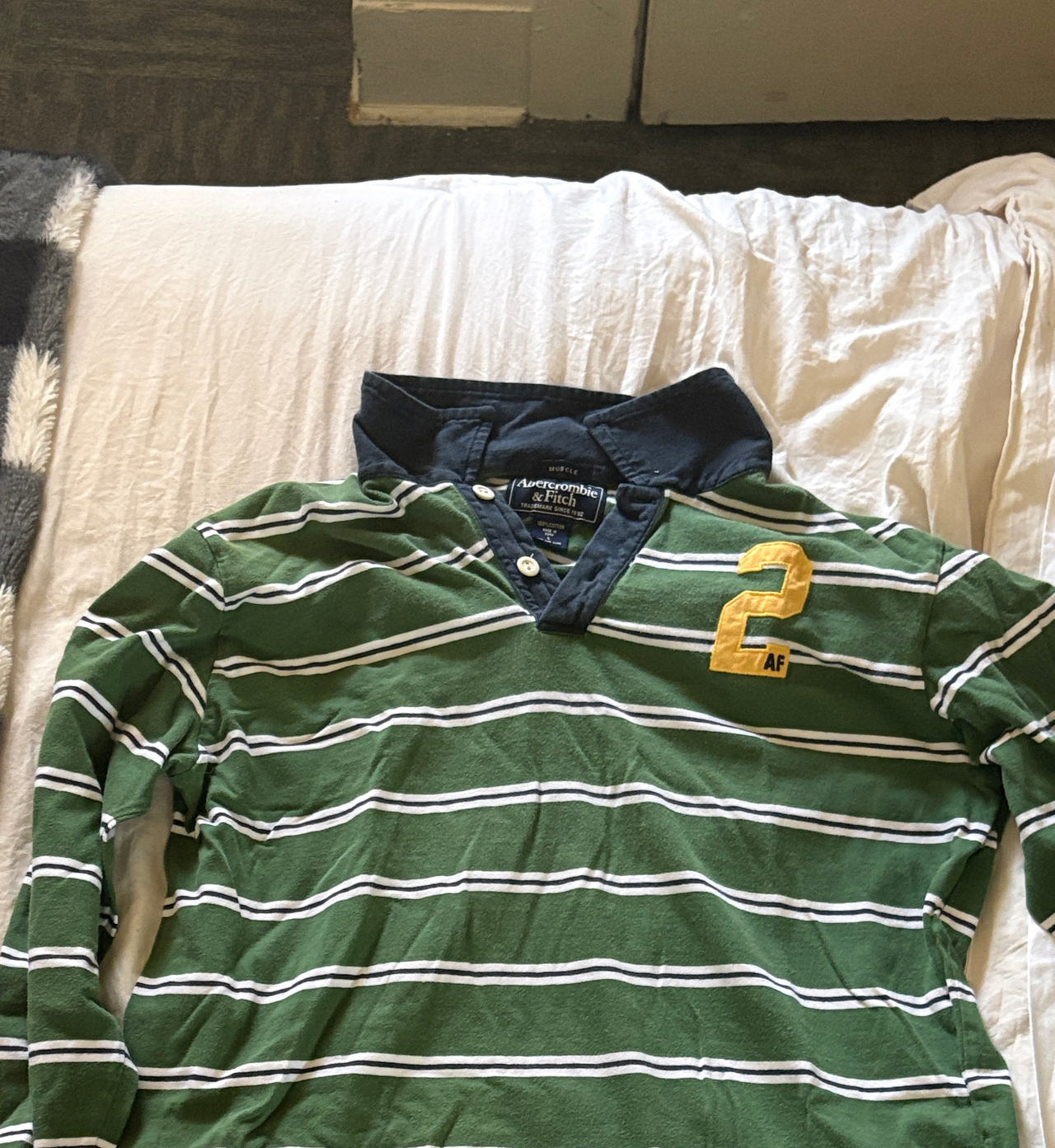 Abercrombie & Fitch Striped Rugby Shirt