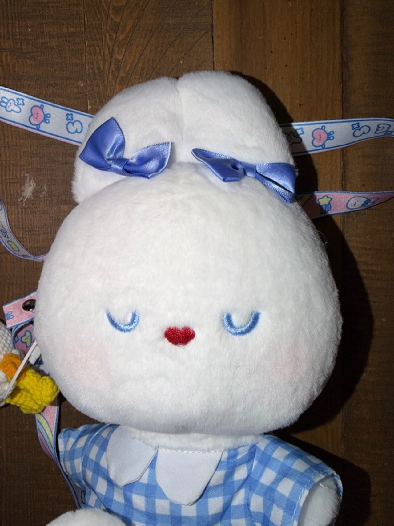 Sanrio White Rabbit Candy Plush Landyard Japanese Doll Import White Bunny 