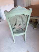 Vintage French Provincial Dining Table and Chairs Set - Image 2