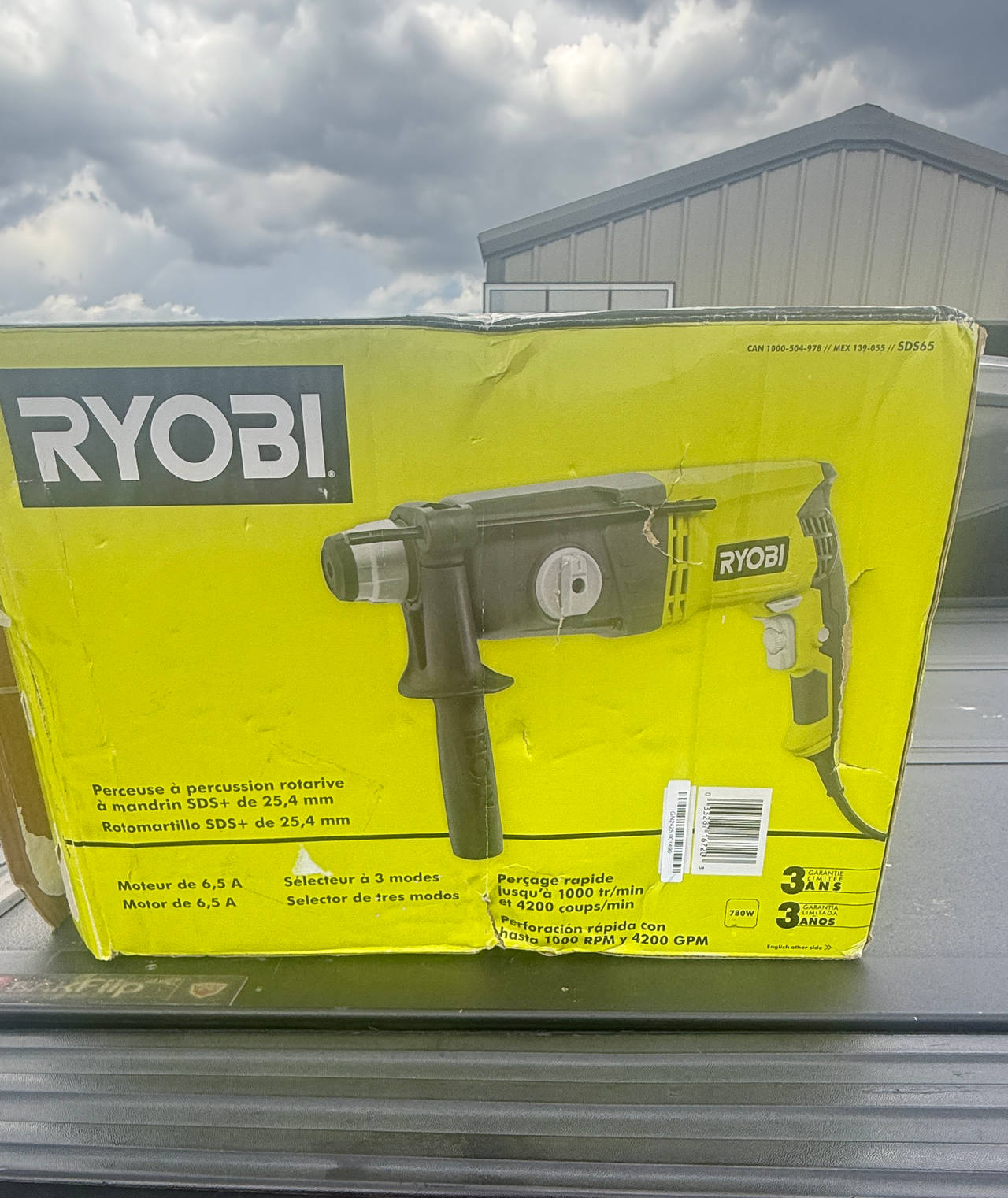 Ryobi 6.5 Amp SDS-Plus Rotary Hammer Drill