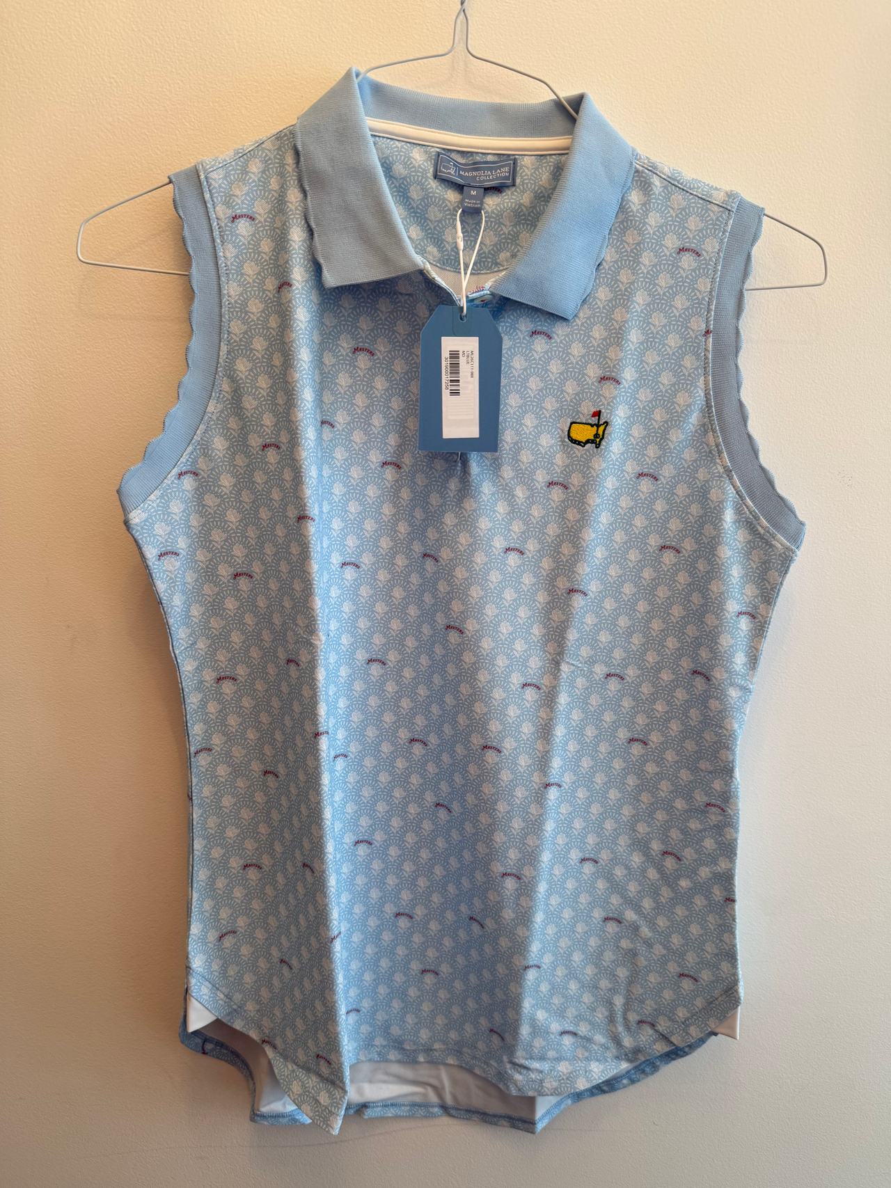 Magnolia Lane Masters Sleeveless Golf Polo - Medium