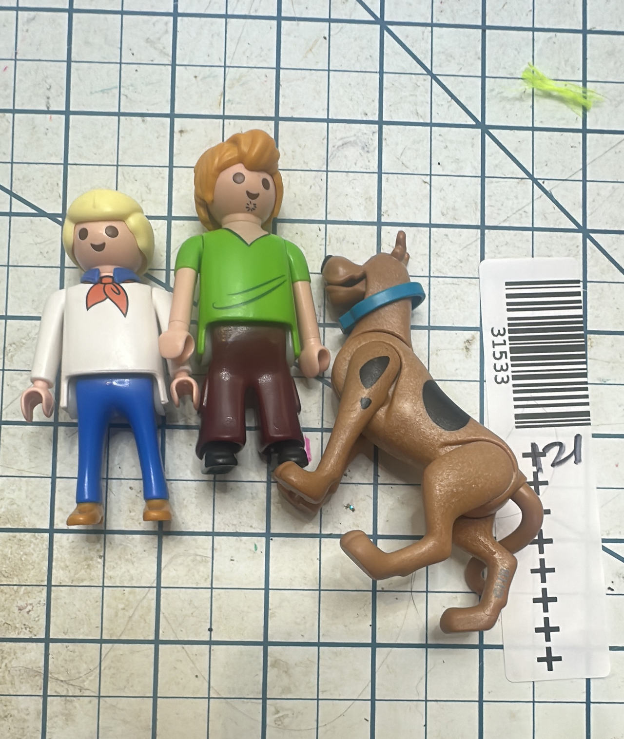 Playmobil Scooby-Doo! Shaggy & Scooby with Fred Figures 70287