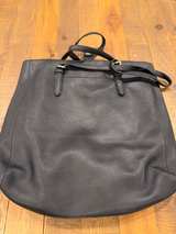 Michael Kors Jet Set Travel Black Leather Tote - Image 3