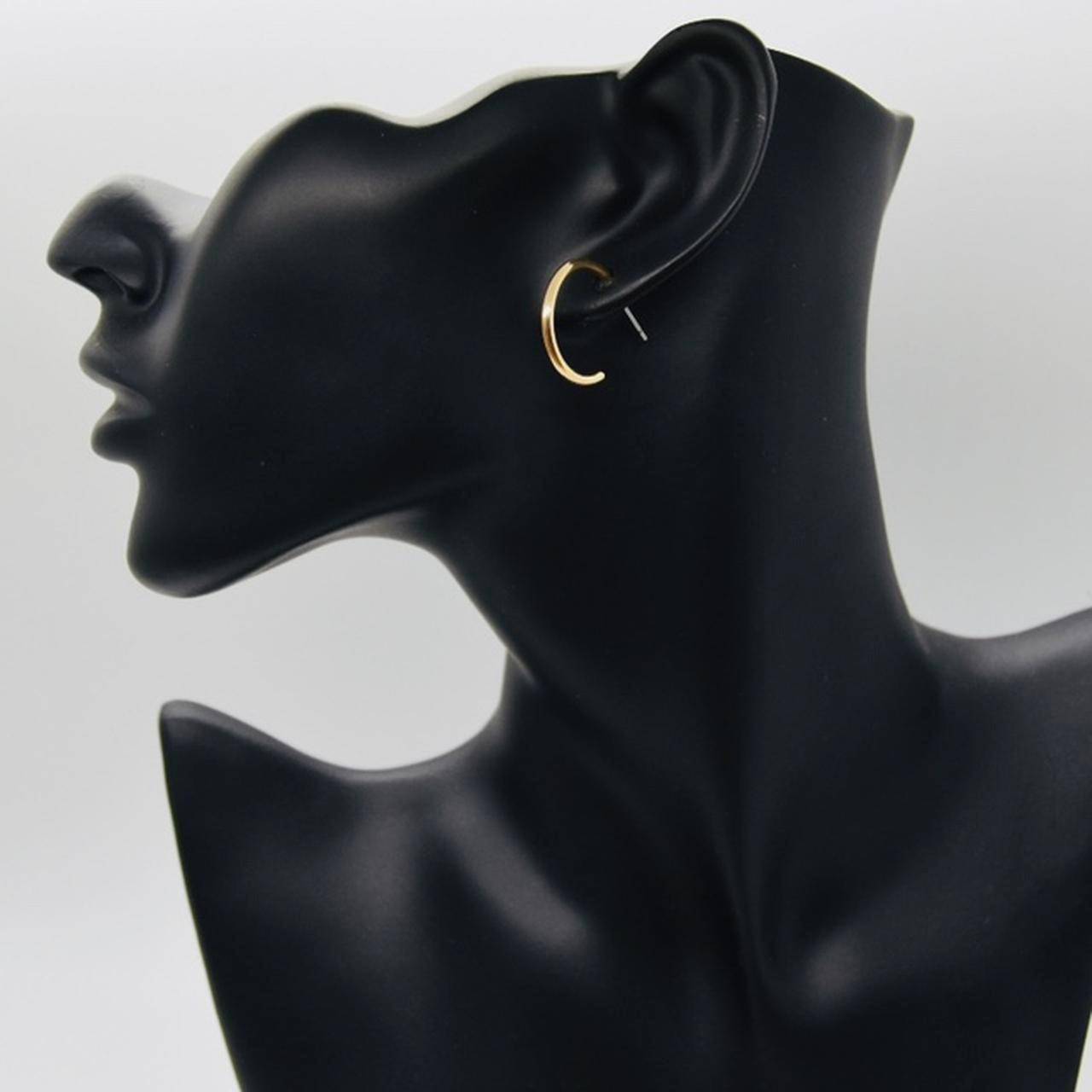 Elaine Thin Mini Gold Hoops