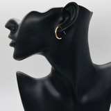 Elaine Thin Mini Gold Hoops - Image 1
