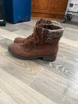 Universal Thread Women's Knit Cuff Lace-Up Boots - Image 4