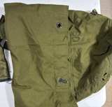 Vintage U.S. Military Duffel Bag Canvas Army Bag Named CARAMANICA Olive Drab - Image 2