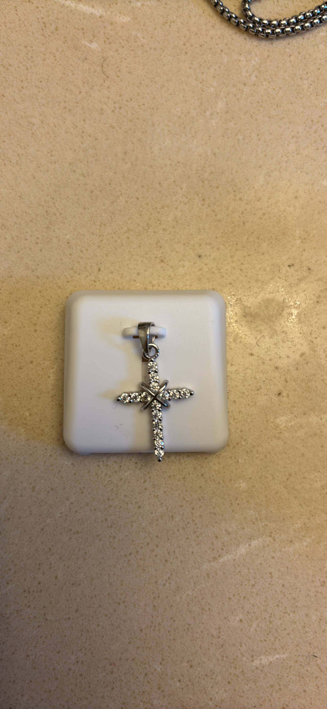 Moissanite Cross Pendant