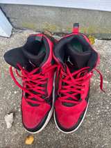 Air Jordan Flight SC-3 Men's Black Red Basketball Shoes Size 13 - Image 2