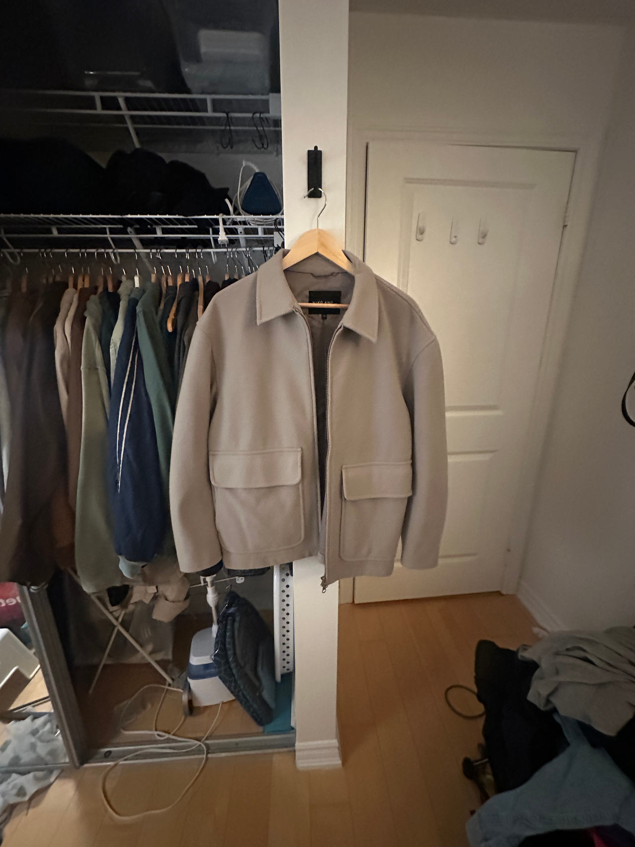 Niko and… Japanese brand Wool Blend Zip Jacket