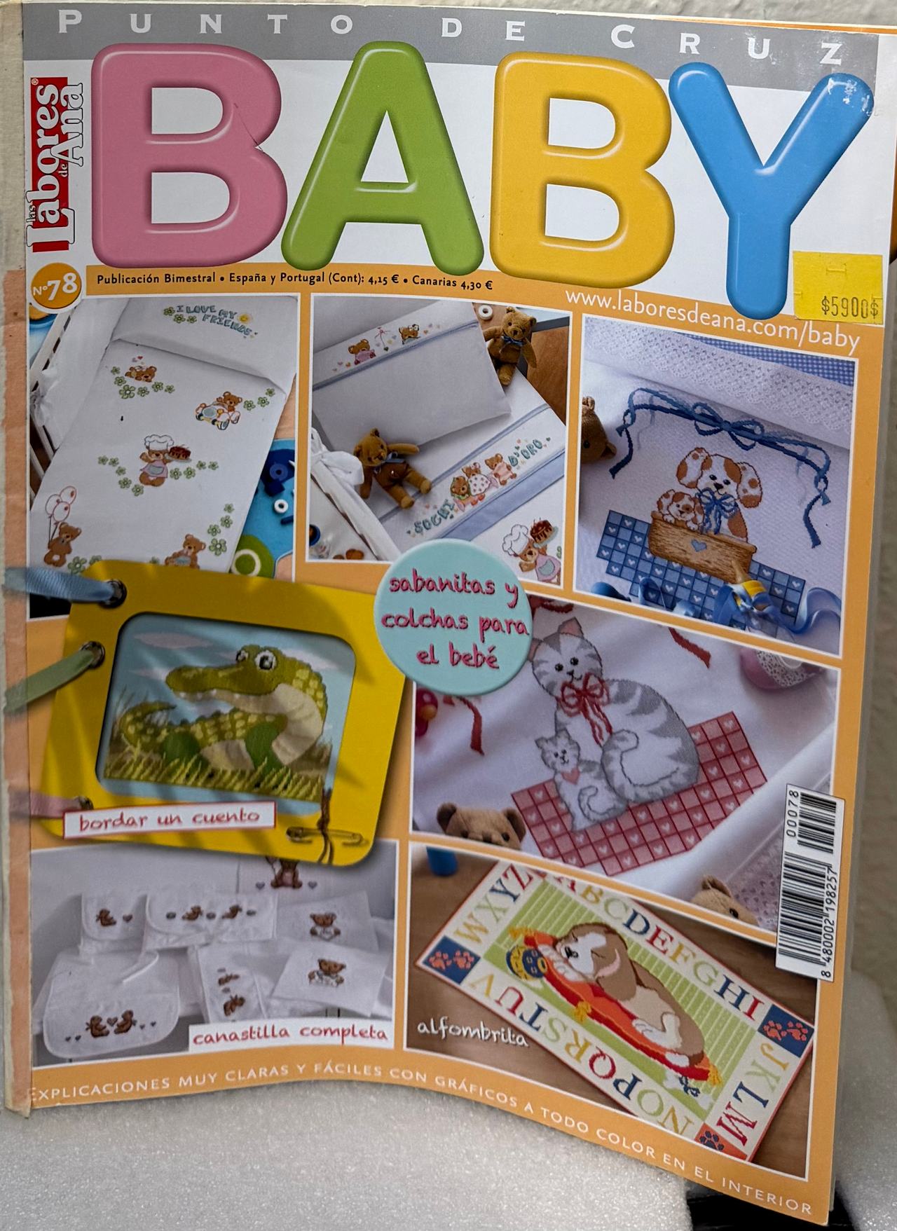 Labores de Ana Baby Punto de Cruz No. 78 Magazine