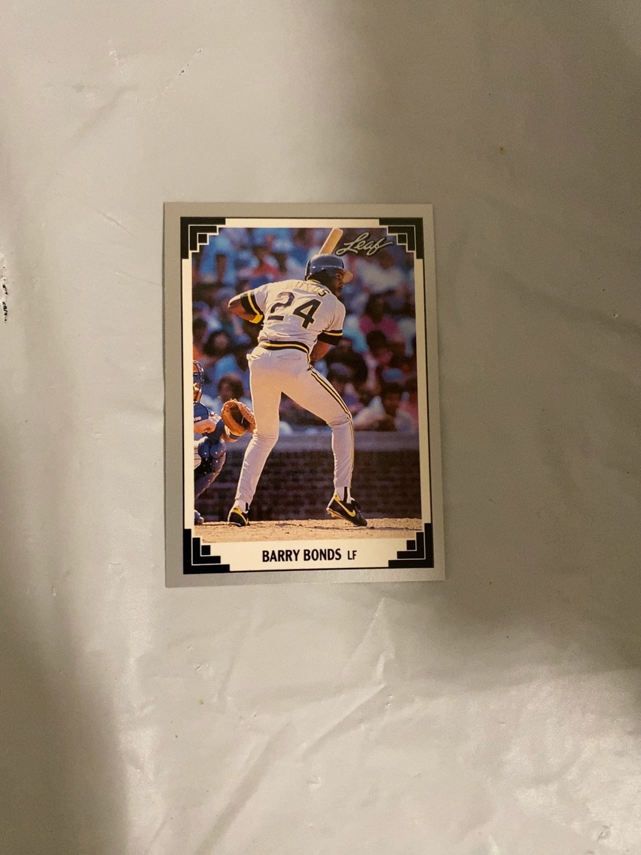 Leaf 1991 Barry Bonds Baseball Card #261