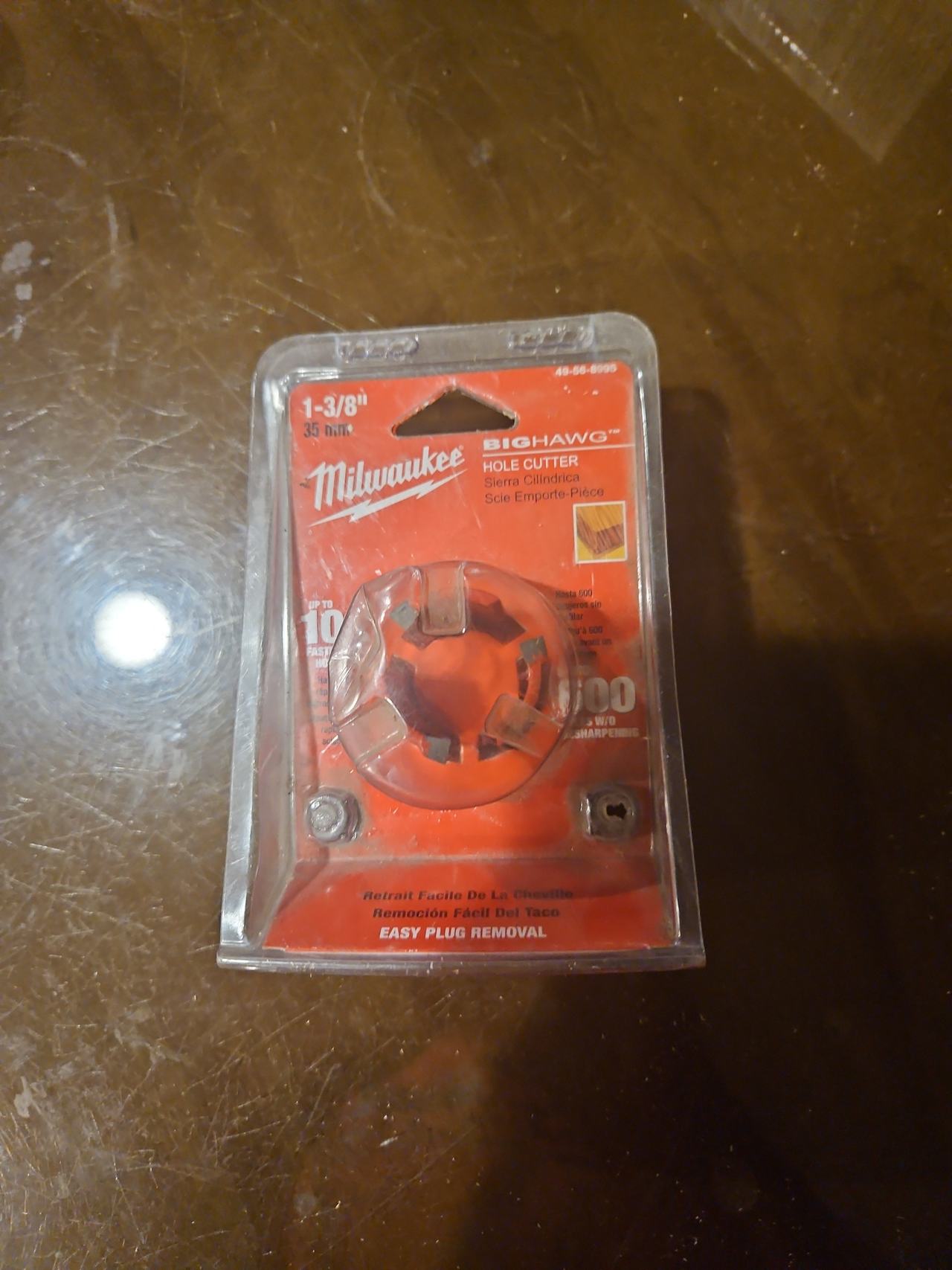 Milwaukee Big Hawg Hole Cutter 1-3/8"