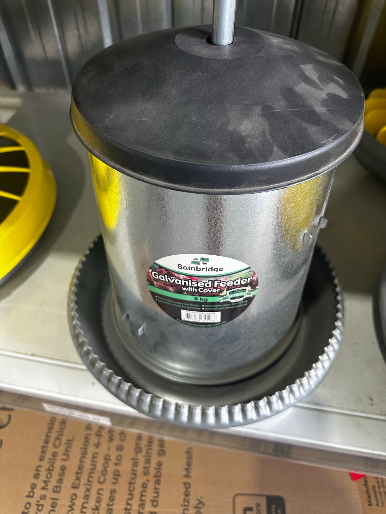 Bainbridge Galvanised Feeder with Cover