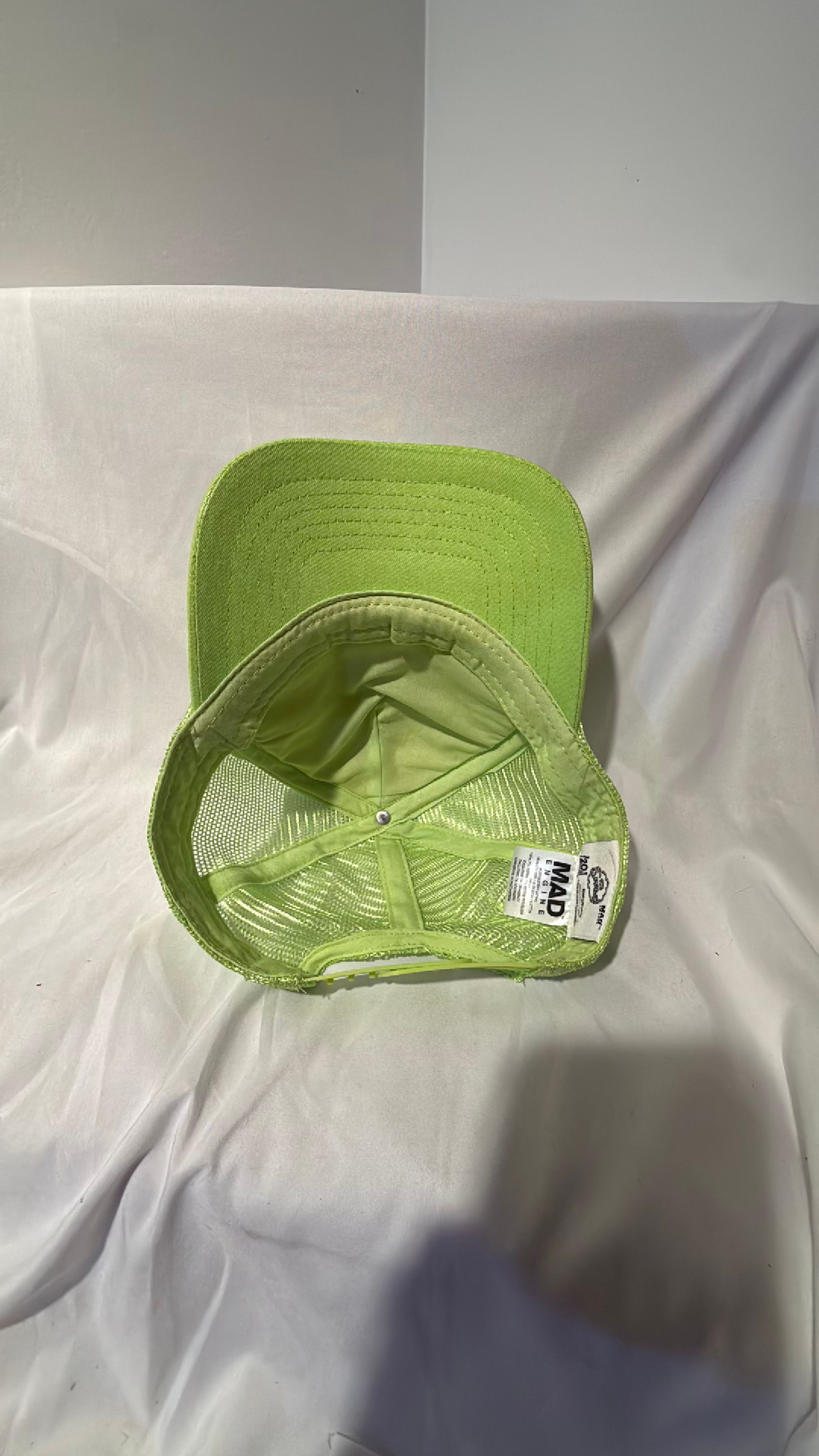 The Simpsons Bart Simpson Neon Green Trucker Hat - Image 2