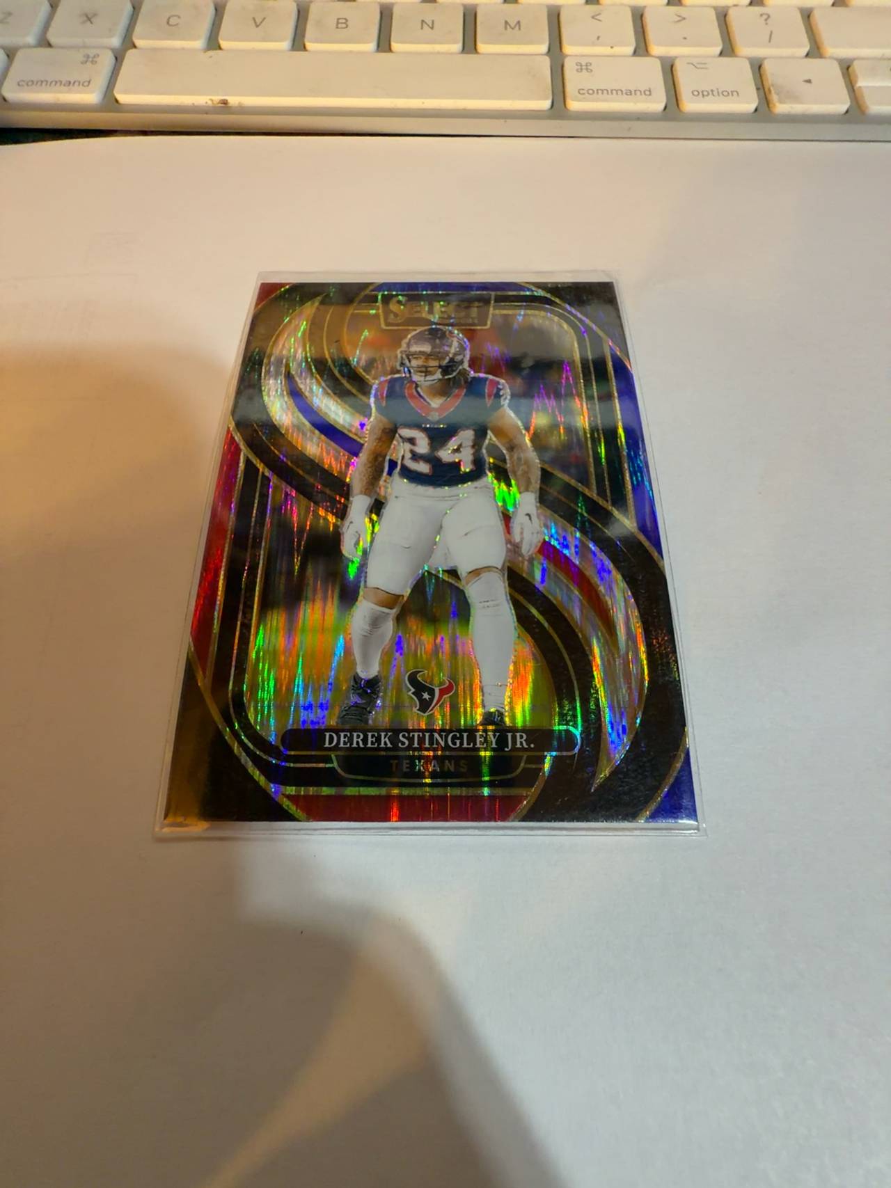 2024 Panini Select NFL Derek Stingley Jr. Tricolor Prism #149