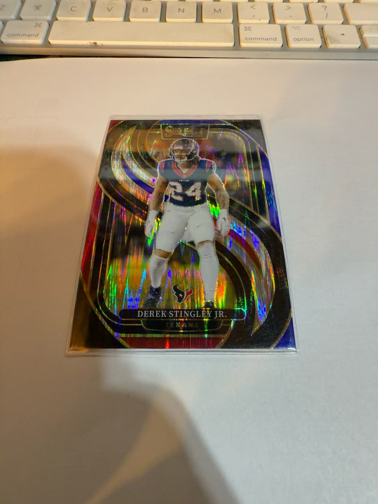 2024 Panini Select NFL Derek Stingley Jr. Tricolor Prism #149