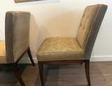 3 Chairs for $200- Mid-Century Modern 3Accent Chair MoHair Back
 1 has Gold seat - Image 2