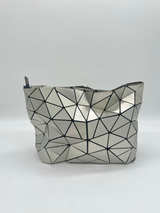 Bao Bao Issey Miyake Geometric Triangle Panel Bag Silver Chain Strap - Image 2