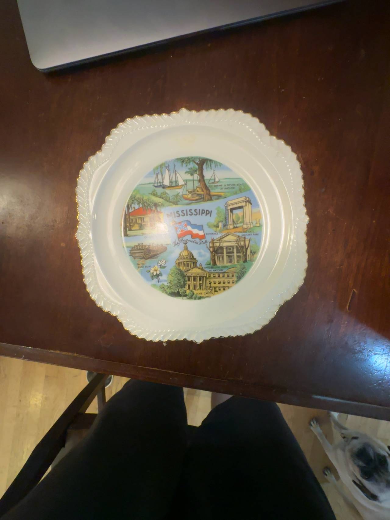 Mississippi Vintage Souvenir State Plate