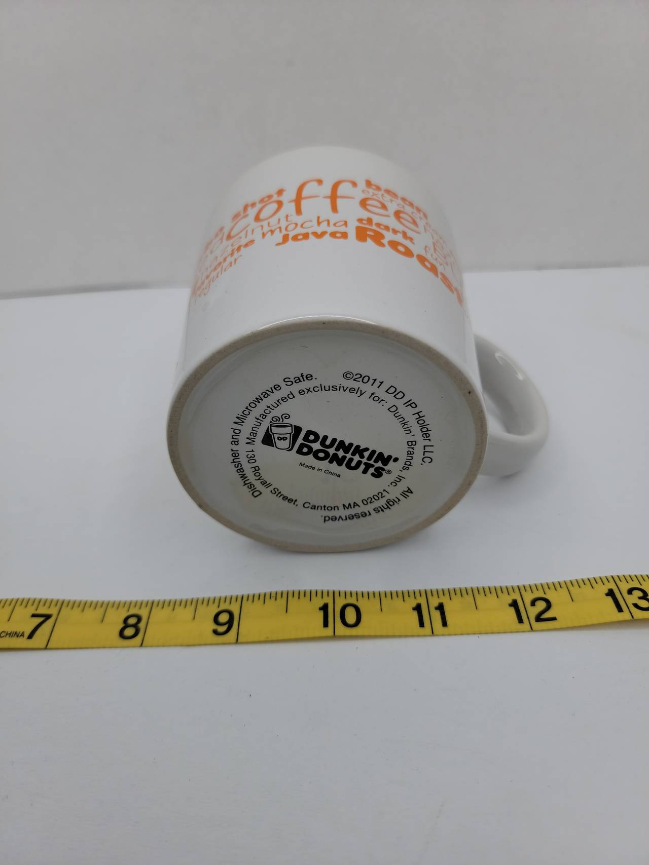 Dunkin' Donuts Coffee Typography Mug