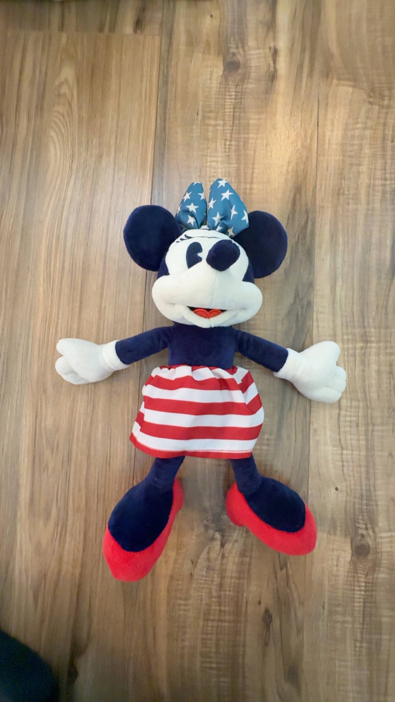 Disney Minnie Mouse Stars and Stripes Plush