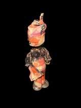 Vintage African Souvenir Doll with Sleep Eyes - Image 4