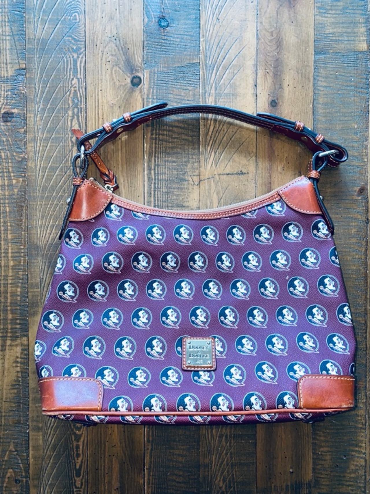 Dooney & Bourke Hobo Shoulder Bag Florida State Seminoles Purse 