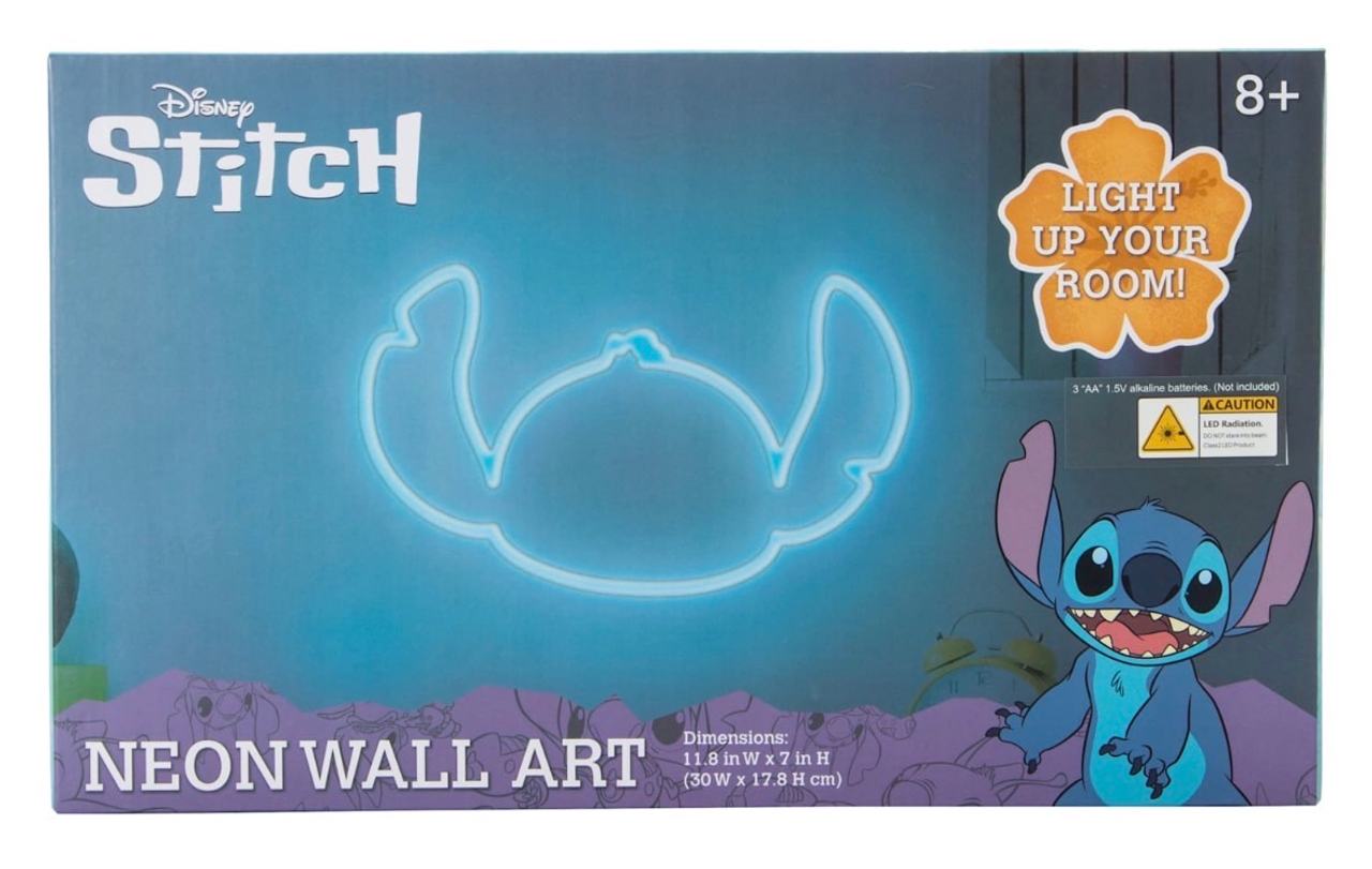 Disney Stitch Neon LED Wall Light Blue 11.8" x 7"