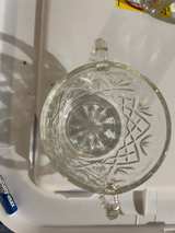 Vintage Cut Glass Double Handled Sugar Bowl - Image 3