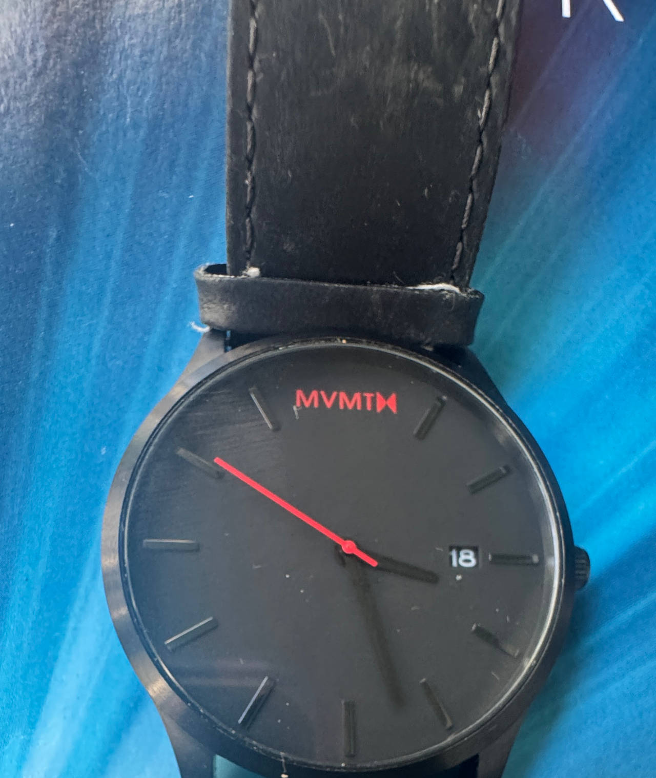MVMT Classic Black Red Watch