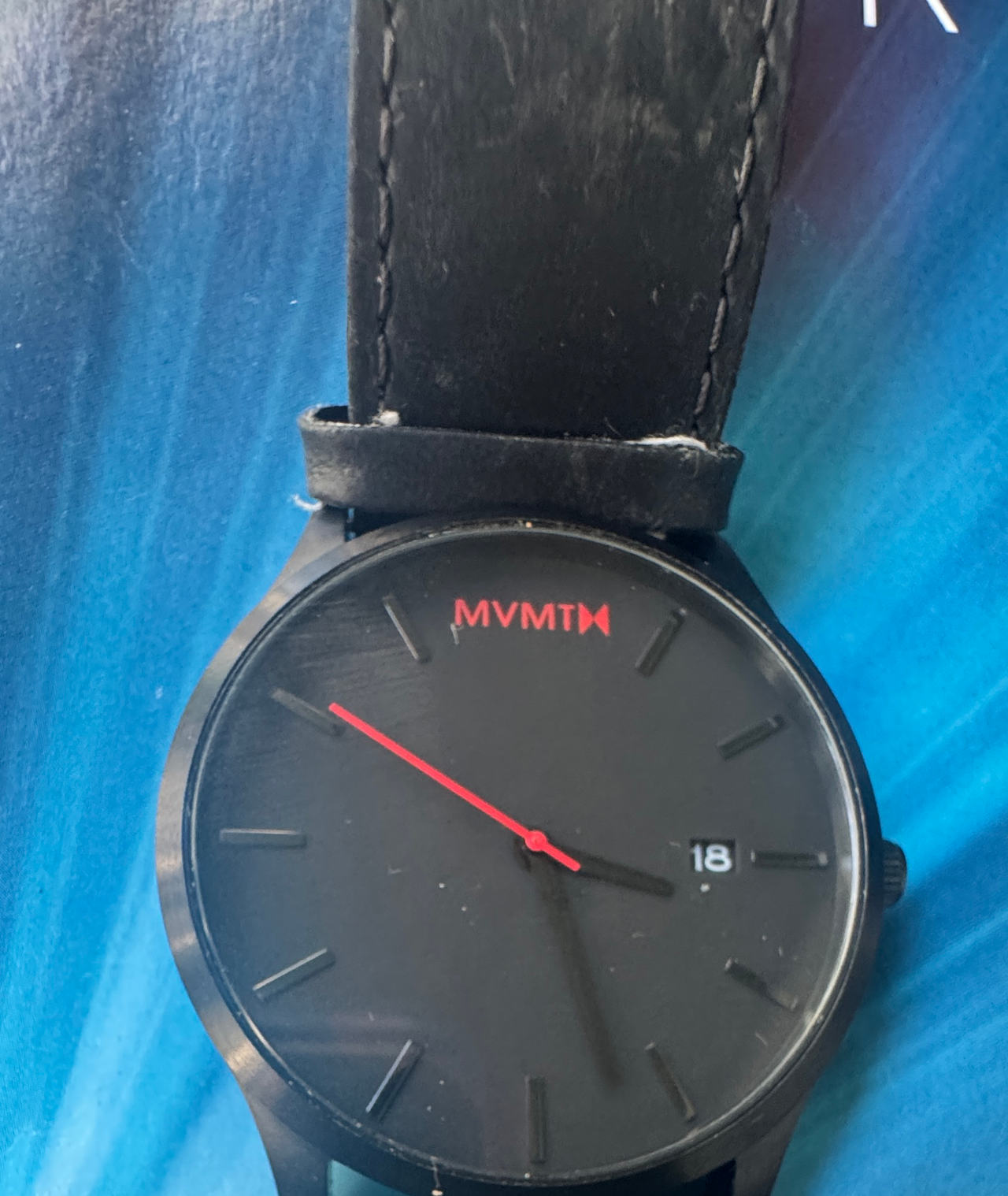 MVMT Classic Black Red Watch