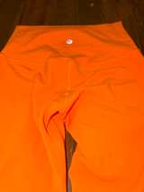 Lululemon Wunder Under High-Rise Orange Leggings Size 6 - Image 6