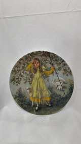Reco John McClelland Mother Goose Little Bo Peep Collector Plate with COA - Image 1