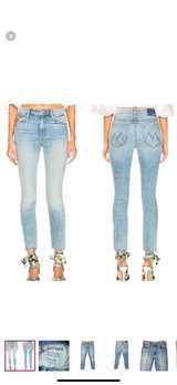 Mother The Looker High Rise Skinny Jeans size 27 - Image 2