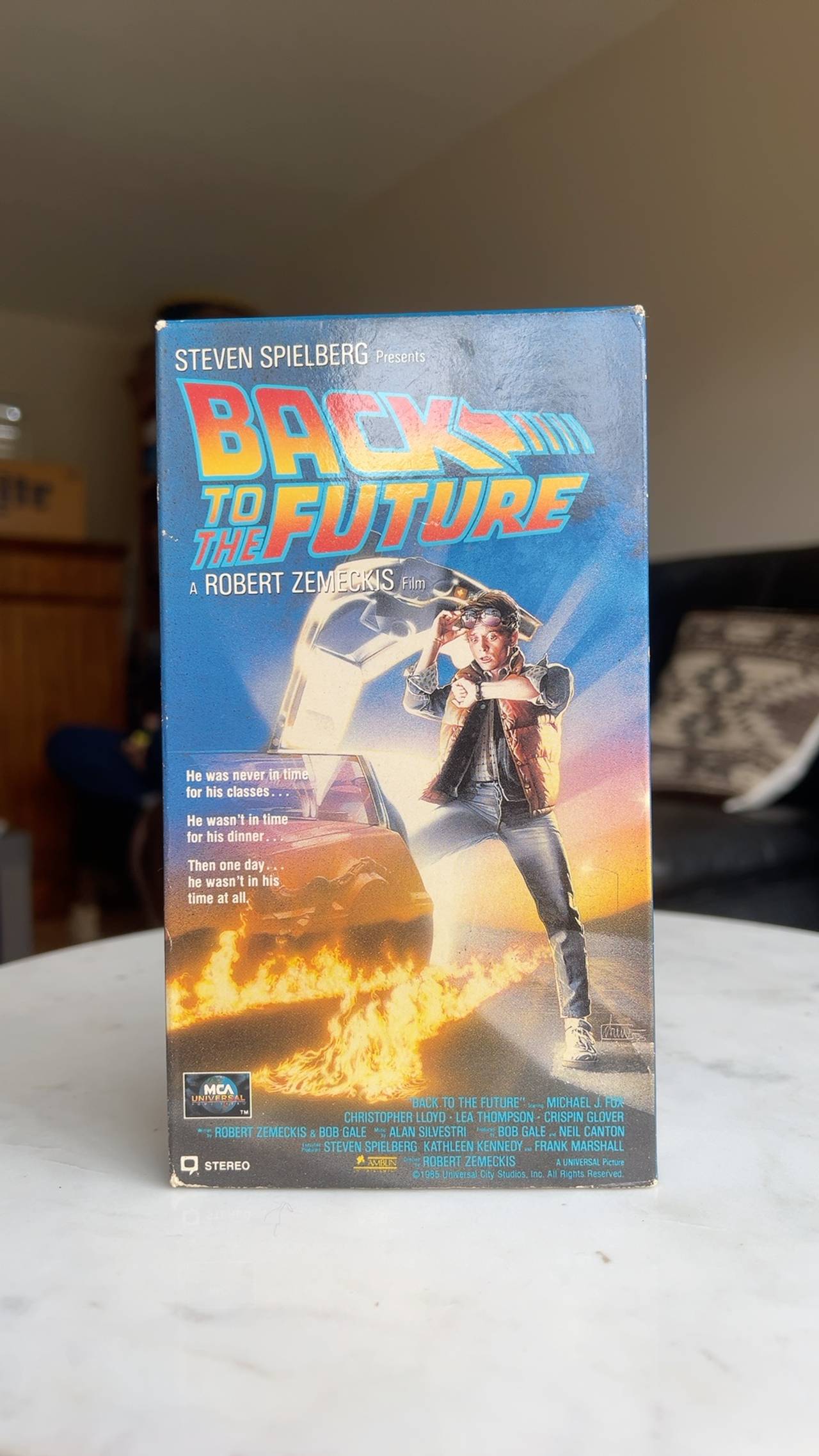 MCA Back to the Future VHS (Yellow Logo)