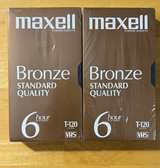Set 2 of Maxell Bronze Standard Quality T-120 VHS Videocassette - Image 1