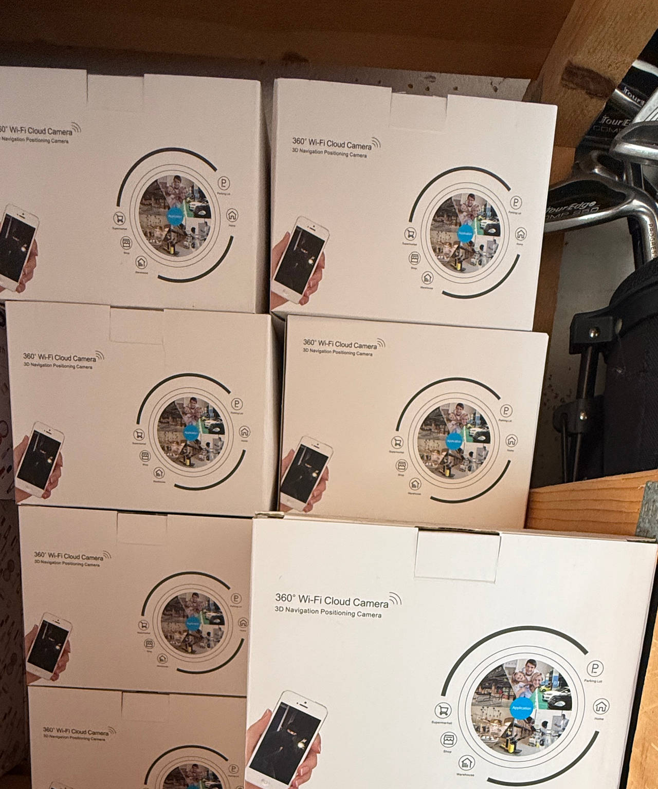 360 Wi-Fi Cloud Camera with 3D Navigation Positioning