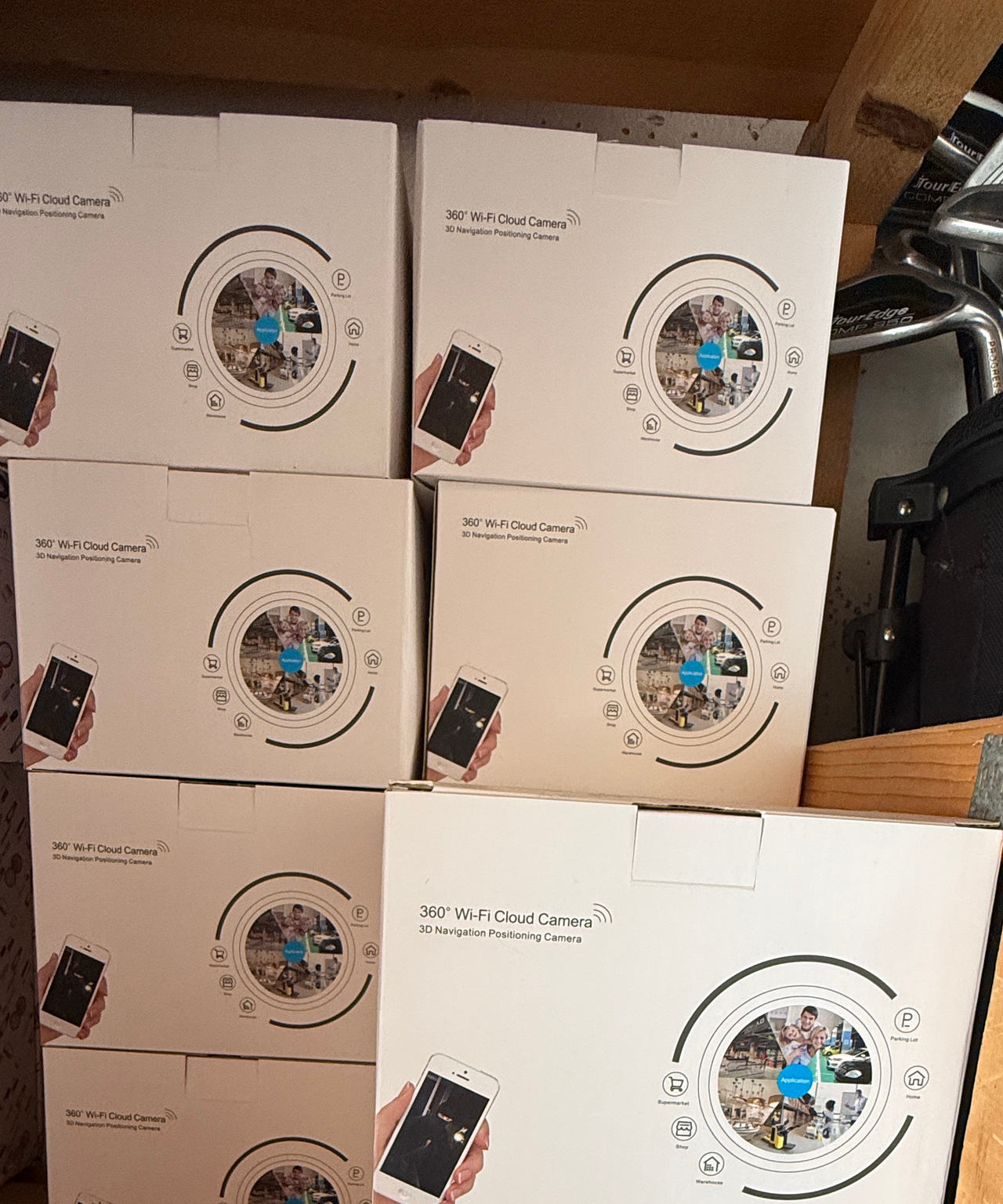 360 Wi-Fi Cloud Camera with 3D Navigation Positioning