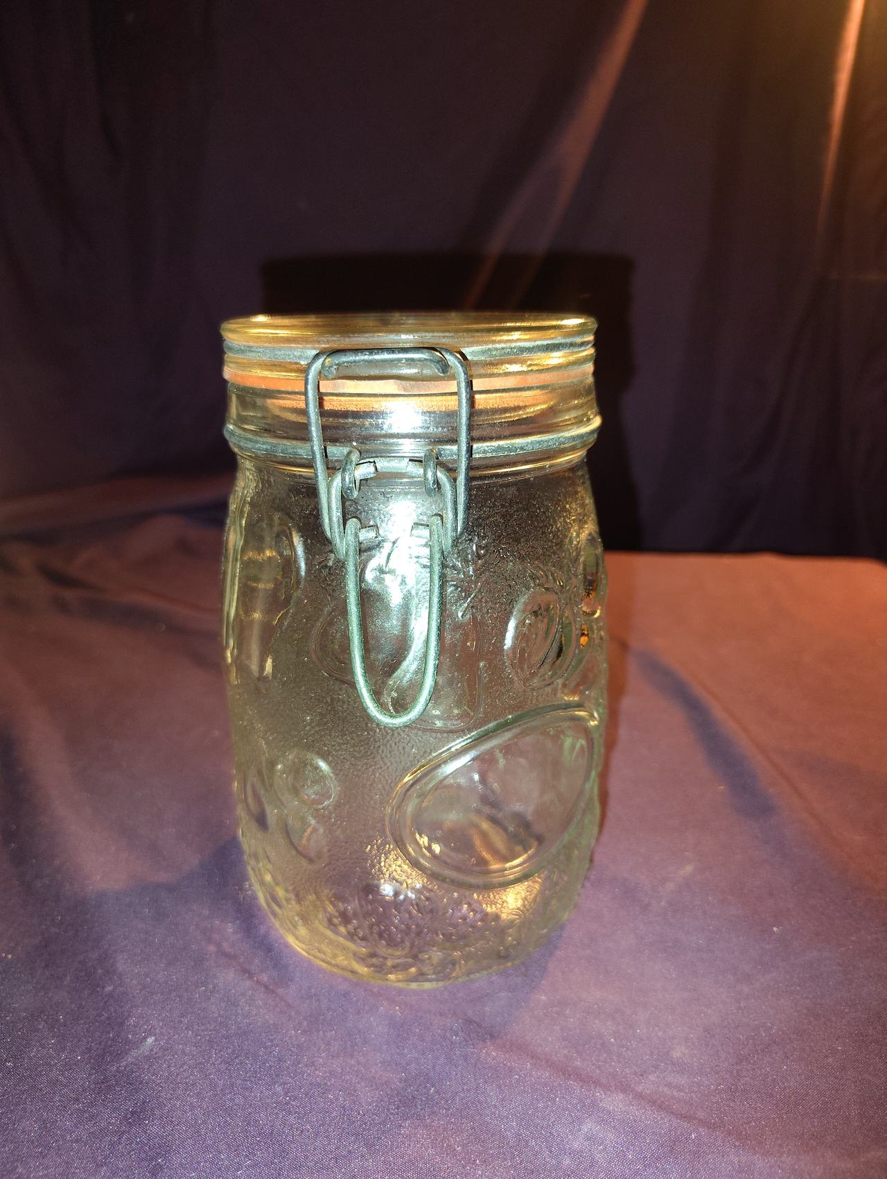 Ball Mason Jar with Wire Bail Lid